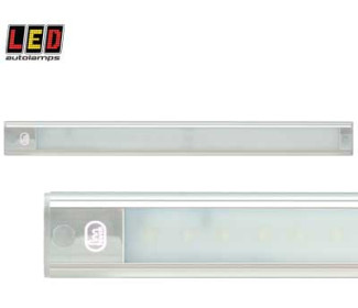 Silver 410mm Touch LED-interiörbelysning -24V Fordonsbelysning