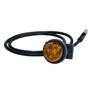 Komplett gummiarm kona med sidomarkering – 1.5m kabel Positionsljus & Sidomarkeringsljus
