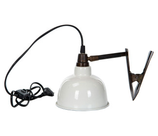 Lampa Clip El Emalj Shell Ø15x25cm – 1st Fönsterlampor