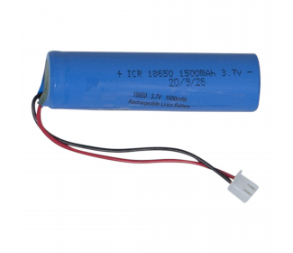 Batteri 18650 3,7V 1500mAh Li-ion JST-PH 2mm plug Accessoarer solcell