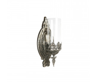 Ljushållare/Vägg Antik-Silver 11x27cm – 2 Pack Fyndhörnan
