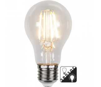 LED-lampa E27 A60 Sensor clear Heminredning & Tillbehör