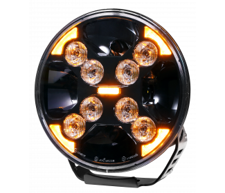 BaseX 120W LED-Extraljus vit/orange DRL – Blixtljus – 1 LUX 650m Extraljus