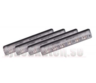 Blixtljus – Axixtech ES6, grillmontage, Gul, 6-LED, DV 4-Pack Blixtljus