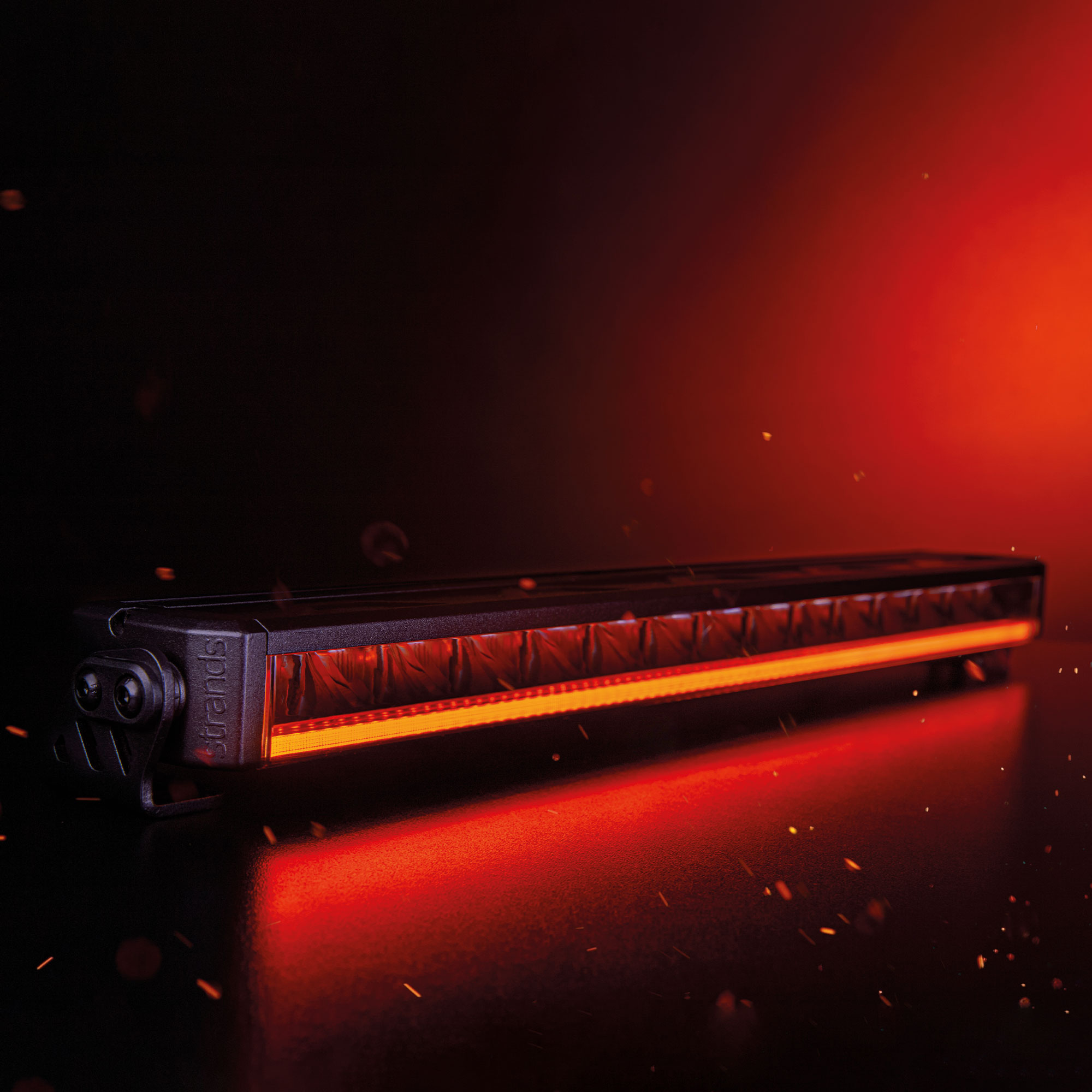 Strands FIREFLY LED RAMP 20″ – SLIM – Orange/Vitt positionsljus – 496m 1 LUX 18-25 Tum ( 45-64cm )