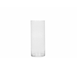 Vas Cylinder Bubbles 10x25cm – 1st Glas - Flaskor / Vågskålar / Vaser