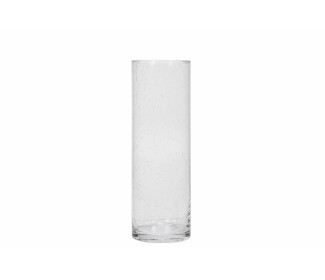 Vas Cylinder Bubbles 10x30cm – 1st Glas - Flaskor / Vågskålar / Vaser