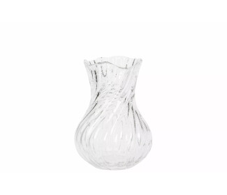Vas Twisted Bubbles 15x20cm – 1st Glas - Flaskor / Vågskålar / Vaser