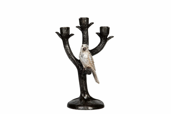 Ljusstake Papegoja Poly 19,5x13x29,5cm - 1st
