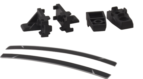 4 Pack Riktat blixtljus ED6 Dark, grillmontage, Gul, 6-LED, XA1, DV