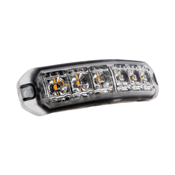 Optibeam FLEX LM6, 6LED, horisontell, Gul, XA2, DV - Böjbar