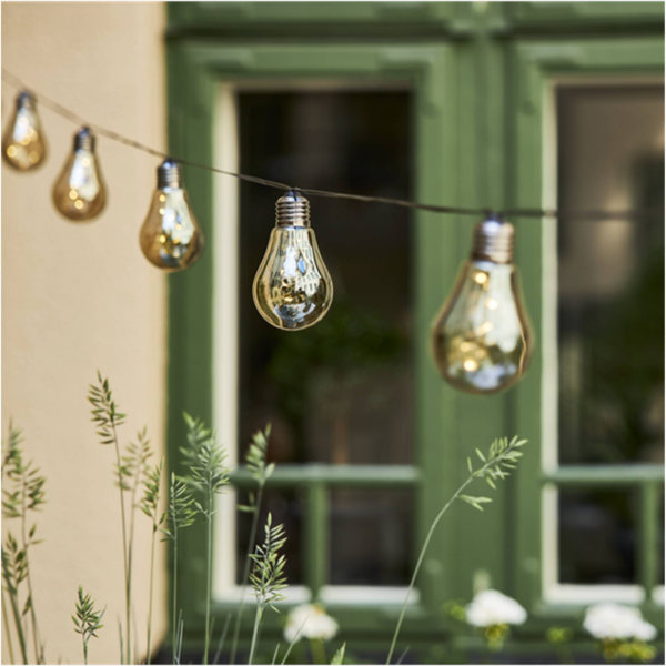 Ljusslinga Glow - 10 LED - 3.6 Meter - Grå