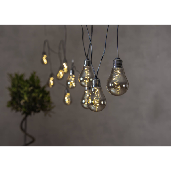 Ljusslinga Glow - 10 LED - 3.6 Meter - Grå