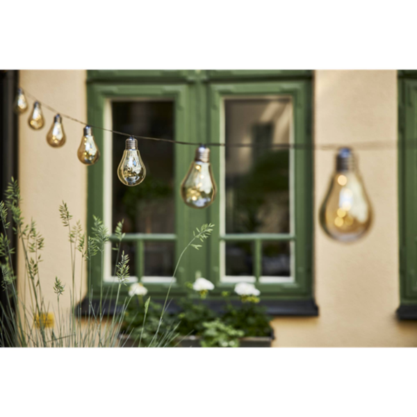 Ljusslinga Glow - 10 LED - 3.6 Meter - Grå