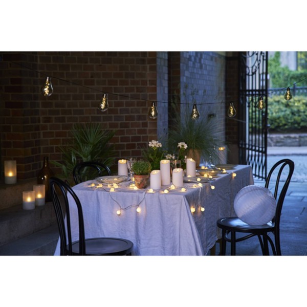 Ljusslinga Glow - 10 LED - 3.6 Meter - Grå