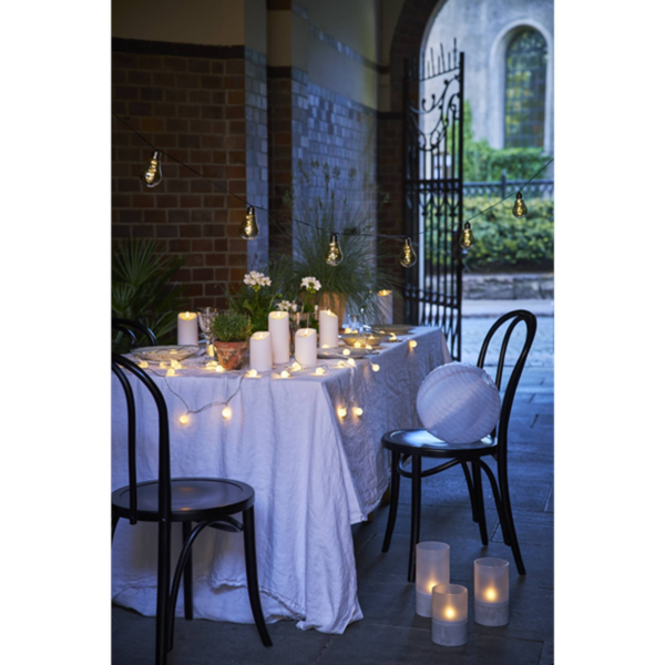 Ljusslinga Glow - 10 LED - 3.6 Meter - Grå