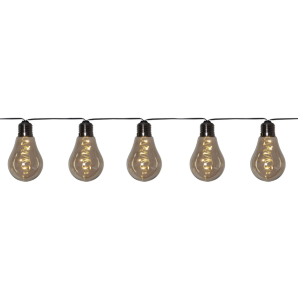 Ljusslinga Glow - 10 LED - 3.6 Meter - Grå