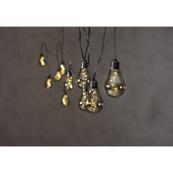 Ljusslinga Glow - 10 LED - 3.6 Meter - Grå