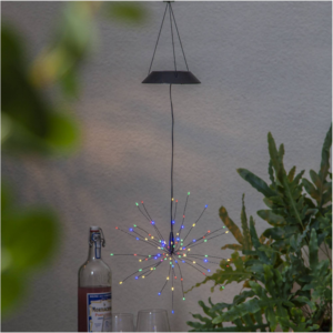 Solcellsdekoration Firework® Solar - 90 LED - 50cm - Flerfärgad