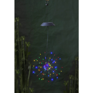 Solcellsdekoration Firework® Solar - 90 LED - 50cm - Flerfärgad