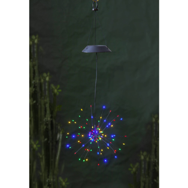 Solcellsdekoration Firework® Solar - 90 LED - 50cm - Flerfärgad