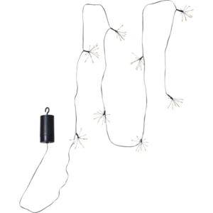 Ljusslinga Flower - 96 LED - 2.1 Meter - Svart
