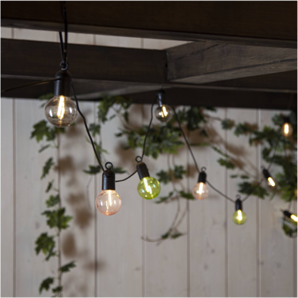 Ljusslinga Fiesta - 10 LED - 3.6 Meter - Flerfärgad