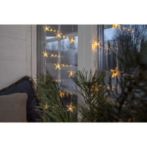 Ljusgardin Star Curtain - 30 LED - 90x120cm