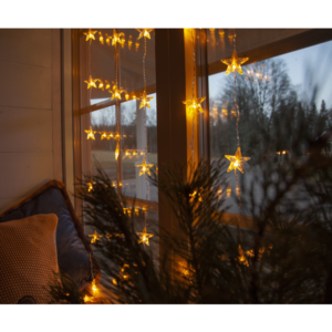 Ljusgardin Star Curtain - 30 LED - 90x120cm
