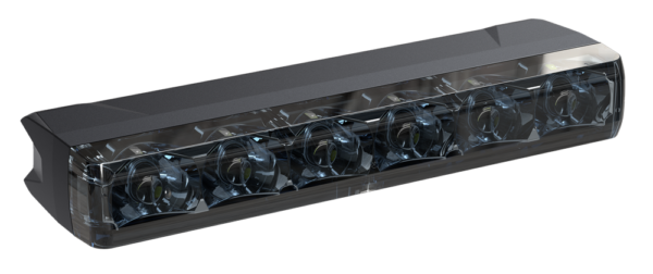 Riktat blixtljus ED6 Dark, grillmontage, Gul, 6-LED, XA1, DV