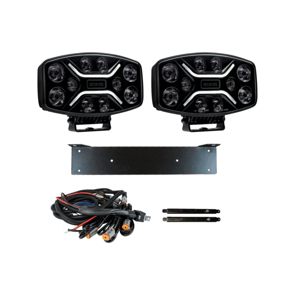Strands KOMPLETT KIT 2x DARK KNIGHT INSANE - Positionsljus - Blixtljus