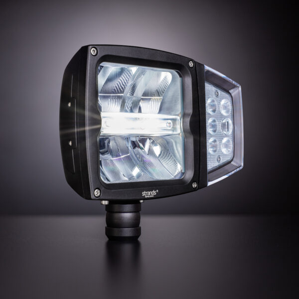 STRANDS PLOGLAMPA LED 4 FUNK. + VÄRMELINS,12-30V DC, 42W, IP68