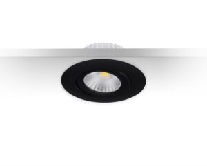 Malmbergs Downlight MD-360, LED, 6W, Svart, AC-Chip, IP44 – TUNE - 1900-3000K - 6 Pack