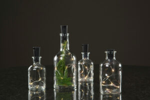 Ledslinga/Kork/Flaska inkl Batteri 40cm/8ljus