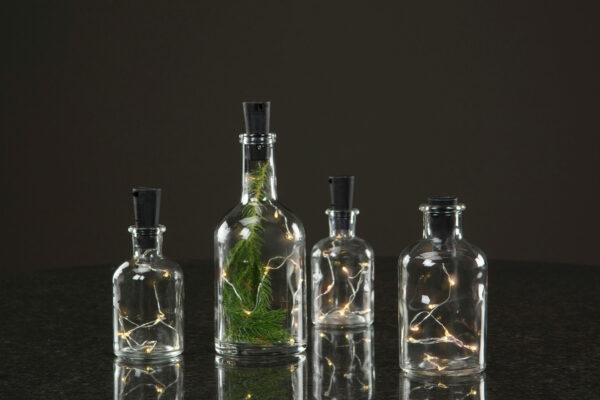 Ledslinga/Kork/Flaska inkl Batteri 40cm/8ljus