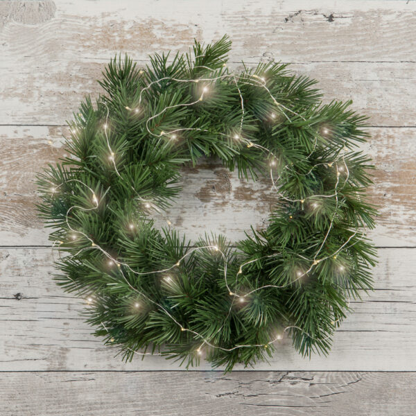 Ledslinga Varmvit/Timer 3AA 5x1m/50ljus