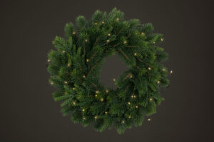 Ledslinga Varmvit/Timer 3AA 5x1m/50ljus