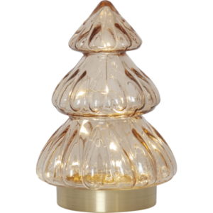 Glasdekoration Abete - 20 LED - Beige