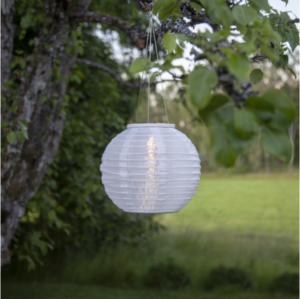 Solcellsdekoration Festival - Vit - Ø25cm