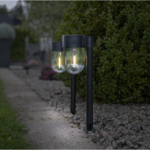 Solcellspollare 2-pack Cupola