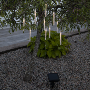 Solcellsslinga Bubbly Light-chain - 180cm - Transparent