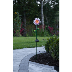 Solcellsdekoration Pink Daisy