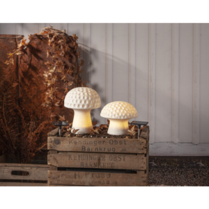 Solcellsdekoration Sandy - Svamp - 16cm