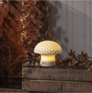 Solcellsdekoration Sandy - Svamp - 16cm