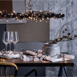 Ljusslinga Crispy Ice White - 180 LED - 12.6 Meter