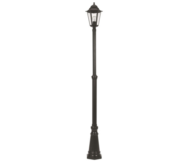 Malmbergs Stolplykta Idefjord, Svart, 1x18W, E27, IP44