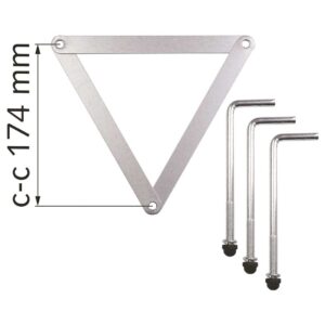 Malmbergs Stolplykta Idefjord, Vit, 1x18W, E27, IP44