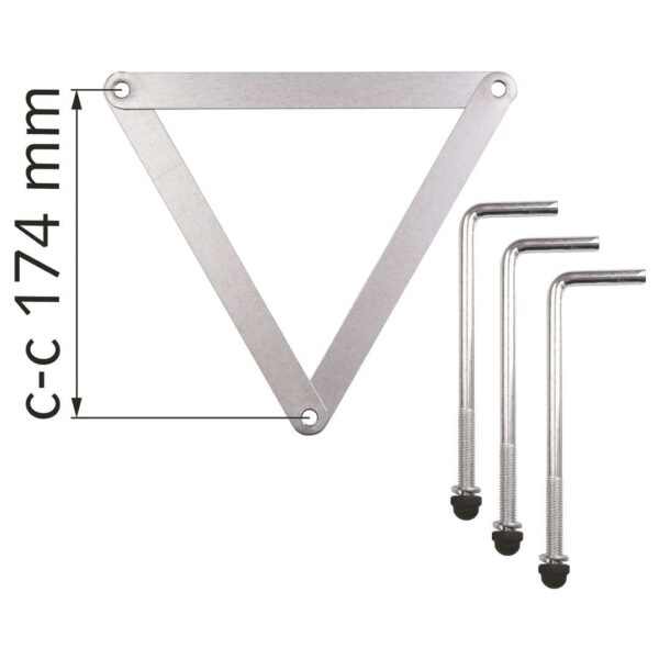 Malmbergs Stolplykta Idefjord, Vit, 1x18W, E27, IP44