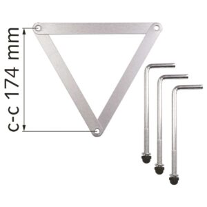 Malmbergs Stolplykta Idefjord, Svart, 2x18W, E27, IP44