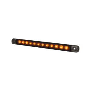 Strands DARK KNIGHT SLIM BLINKERS LED ORANGE LED, KLART GLAS